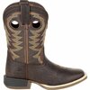 Durango Lil' Rebel Pro Little Kid's Brown Western Boot, DARK BAY, M, Size 11 DBT0219C